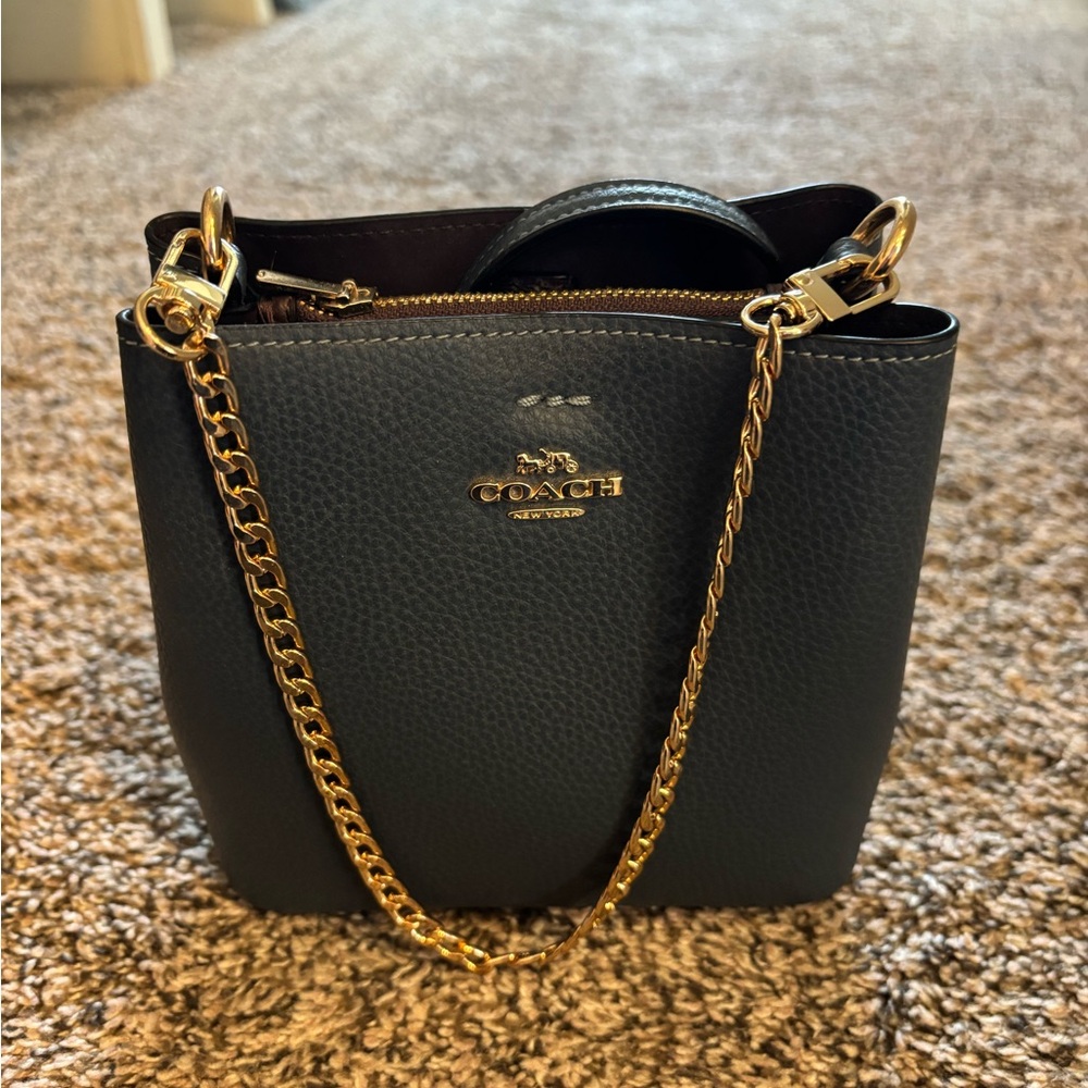 Coach Bucket Bag - Grey/Blue